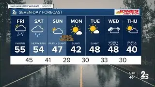WMAR-2 News Dylan Robichaud Thursday night weather