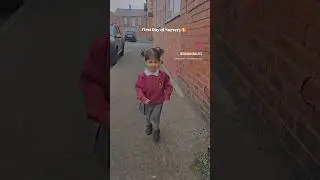 First Day of Nursery 🥰       #ukmallus  #nursery #schoolfirstday #inu #ytshorts #vlogger #youtuber