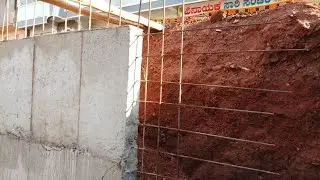 Design of rcc retaining wall for underground parking
