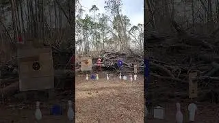 First shots of the day with S&W Model 41. Shooting a variety of reactive targets.#2astrong #freedom