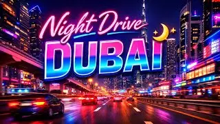 Dubai Never Sleeps 🌙 | Night Drive Through Iconic Roads & Buildings