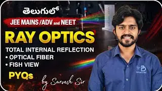 TIR (OPTICAL FIBER & FISH VIEW) | RAY OPTICS-04| CLASS 12 | JEE MAINS | ADV| NEET |తెలుగు లో