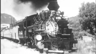 Narrow Gauge in the Rockies.  Archive film 93427