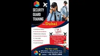 Security Guard  Training For Gulf  | The Newleads | +91 70153 24649, 0171- 7963864