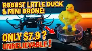 $7.90 Well Spent? 🦆 Micro Drone & 3D Duck Unboxing