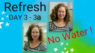 Refresh 2c/3a Day 3 Curls After Pineapple Without Water & No Products
