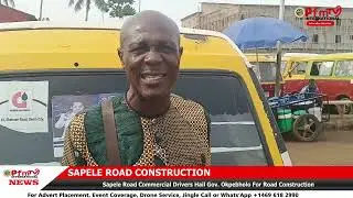 Sapele Road Commercial drivers hail Gov. Okpebholo for road construction &lrm; 