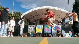 Batalla de Exhibici&oacute;n colombian Rockers vs colombia Break dance crews