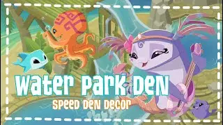 Speed Den Decor | Water Park Den | Animal Jam: Classic | #AJDenTours