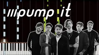 Eskimo Callboy - PUMP IT | piano midi hard blues bass cover