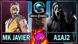 MK1 MK Хавьер (Скорпион) против A1AJ2 (Призрачное лицо)🥊Mortal Kombat 1🥊4K 60ᶠᵖˢ