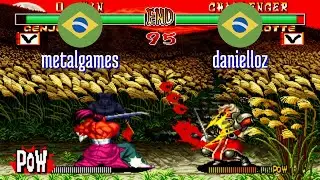 FT5 @samsho2: metalgames (BR) vs danielloz (BR) [Samurai Shodown II Fightcade] Jan 15