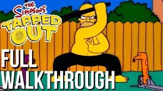 The Simpsons: Tapped Out - Ninja Homer - FULL WALKTHROUGH