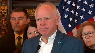 LIVE: Gov. Walz holds press conference to discuss impacts of Federal detention of children