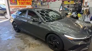 Тонировка стекол класса люкс для Hyundai ELANTRA 2026 года, разрешенная в штате Луизиана.