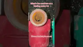 What the numbers 15 60 130 mean on a central heating pump #gastraining #plumber