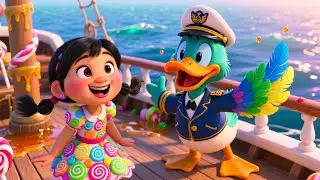 Ting Ting Candy Boat 🍭🚤 Fun Sweet Adventure Song | Kids Learning Rhyme for Toddlers