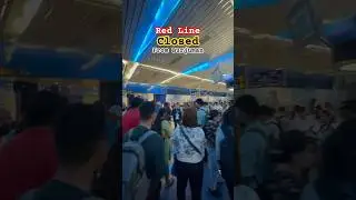 Dubai Metro Red line closed today #travel #travelvlog #vlog #dubai #metro #dubaimetro