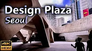 Dongdaemun Design Plaza (DDP) a iconic hub in Dongdaemun / Seoul, Republic of Korea / 4K HDR