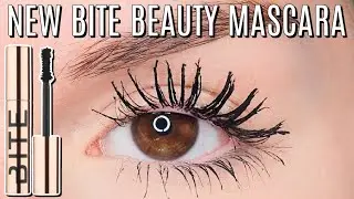 NEW BITE BEAUTY UPSWING FULL VOLUME MASCARA REVIEW | 8hr Wear Test | NEW HIGH END MASCARA 2021