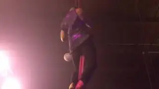Male Aerialist at L Couture Fashion Show