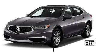2015-2019 Acura TLX All Weather Floor Mats with Logo | Genuine OEM 08P13-TZ7-211A