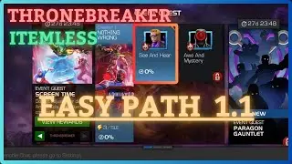 MCOC | EQ 1.1 | Easy Path | FEB EQ | SCREEN TIME | ThroneBreaker | Itemless |