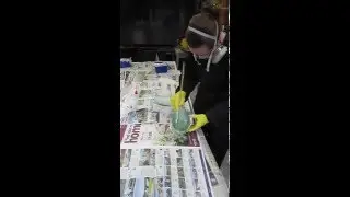 Fiberglassing a Plaster Mold
