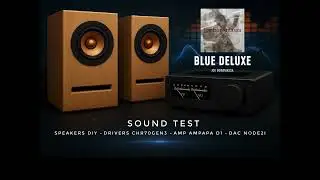 Sound Test Mark Audio CHR-70 DIY Speakers and Ampapa D1 Amplifier