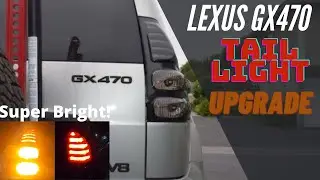 Обновление задних фонарей Lexus GX470 (без тонировки)