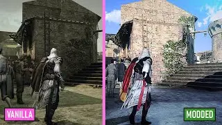 Assassin's Creed 2 Remastered Graphics Mod 2025 СРАВНЕНИЕ — 8K60