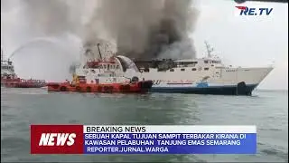 KAPAL KIRANA.1,TUJUAN SAMPIT TERKAR DI KAWASAN PELABUHAN TANJUNG EMAS SEMARANG.