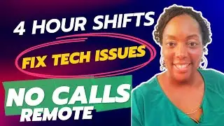 4 Hour Work from Home Jobs   Fix Tech Issues   No Calls Remote