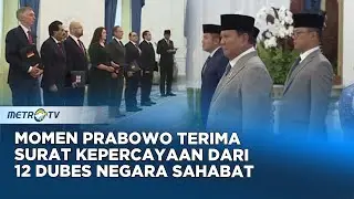 Presiden Prabowo Terima Surat Kepercayaan Dubes LBBP Untuk Indonesia di Istana