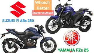 Yamaha FZ 25 Vs Suzuki Gixxer Fi 250 | Yamaha Suzuki 250cc Bike Comparison | Japans Bike |