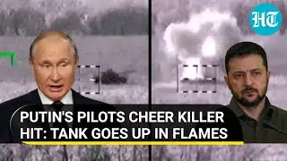 'Wuhoo!': Russian attack helicopter pilots cheer as Ukraine Army tank explodes in war zone | Details