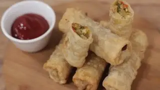 Tandoori Vegetable Wonton Rolls In Gujarati | Snacky Ideas by Amisha Doshi | Sanjeev Kapoor Khazana