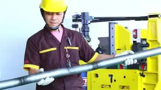 YLM tube bender- CNC80MS-RSM-6A pipe bending machine  油電彎管機