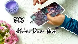 DIY Mobile cover decoration/Transfer me sheet craft/Decoupage art/Simple design/PALMCRAFT EP 483