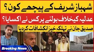 Shehbaz Sharif Kay Peeche Kon? | Conspiracy Against SC |  Siddique Jan Revelations | Breaking news