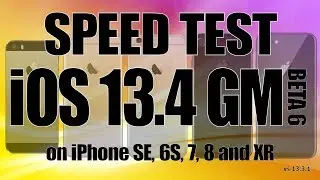 Speed Test iOS 13.4 GM / Beta 6. This is what the final will be like!