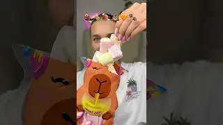 The CRAZIEST MARSHMALLOW you&rsquo;ve never eat! #food #eating #marshmallow #unboxing