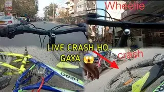 Live crash Ho Gaya 😱 or Sunday Long ride||MTB cycle vloges 🔥