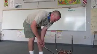 How to replace school chair feet (gliders) the easy way.