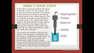 A seminar presentation on Sonication by Shailya Yadav