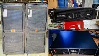 JBL বক্স বাজানোর জন্য কোন এমপ্লিফায়ার বেস্ট || How To Setup Sound System 