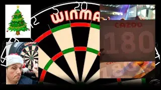 Twelve Days Of Dartmas Ep 3: FAKE 180 - can I throw one in less than sixty darts? #darts #pdc