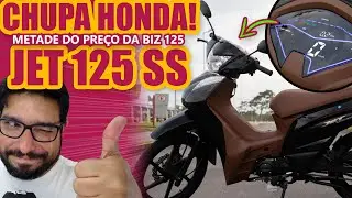 CHUPA HONDA! Shineray Jet 125 SS pela METADE do preço da Biz 125
