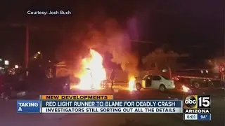 Red light runner to blame for deadly crash in Phoenix