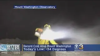 Temperature Reaches Record Cold Atop Mount Washington